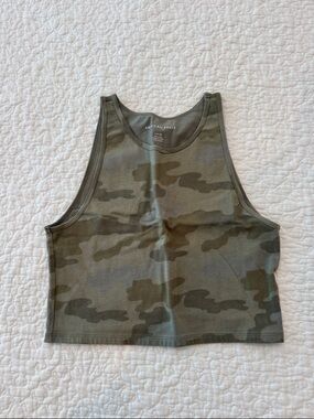 American Eagle Camo Crop Top